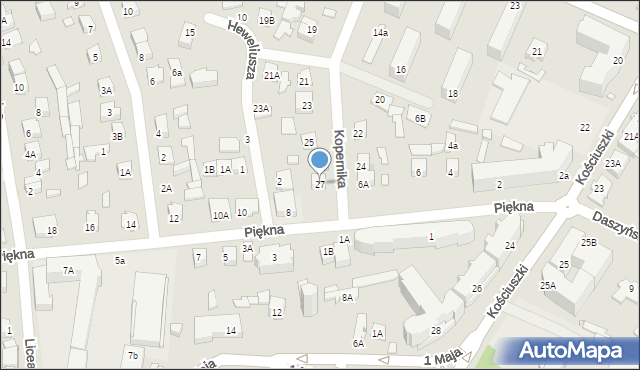 Mińsk Mazowiecki, Kopernika Mikołaja, 27, mapa Mińsk Mazowiecki