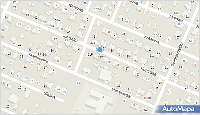 Mińsk Mazowiecki, Korczaka Janusza, 21D, mapa Mińsk Mazowiecki