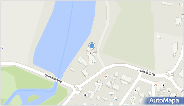 Mińsk Mazowiecki, Kościelna, 11A, mapa Mińsk Mazowiecki