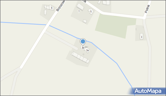 Miodary, Kościelna, 3b, mapa Miodary