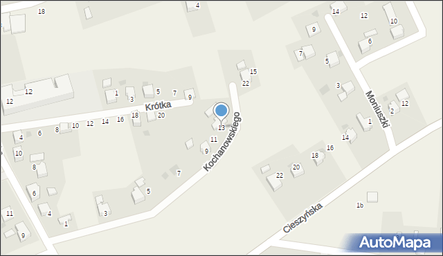 Mnich, Kochanowskiego Jana, 13, mapa Mnich