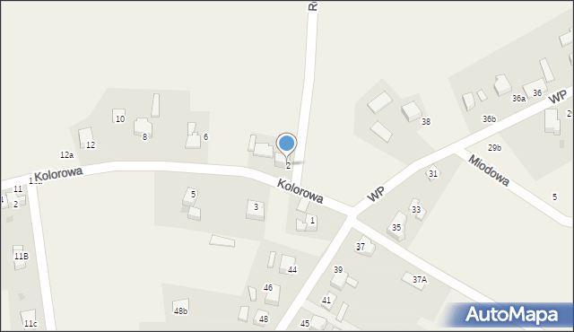 Mnich, Kolorowa, 2, mapa Mnich