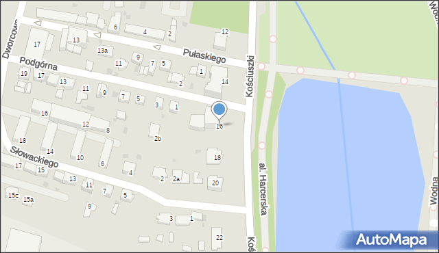 Mogilno, Kościuszki Tadeusza, gen., 16, mapa Mogilno