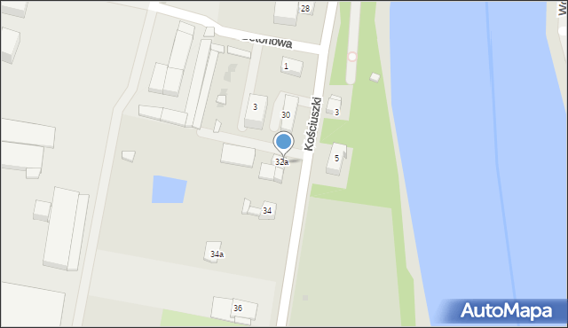 Mogilno, Kościuszki Tadeusza, gen., 32, mapa Mogilno