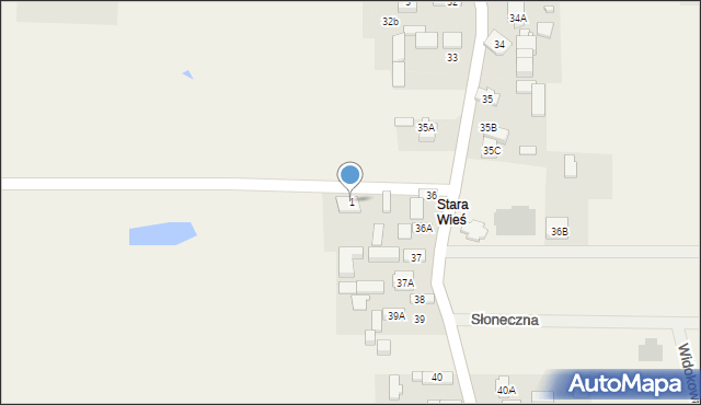 Mójcza, Kościelna, 1, mapa Mójcza