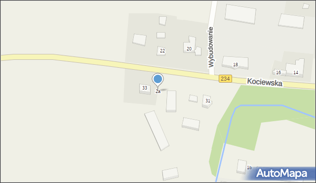 Morzeszczyn, Kociewska, 2a, mapa Morzeszczyn