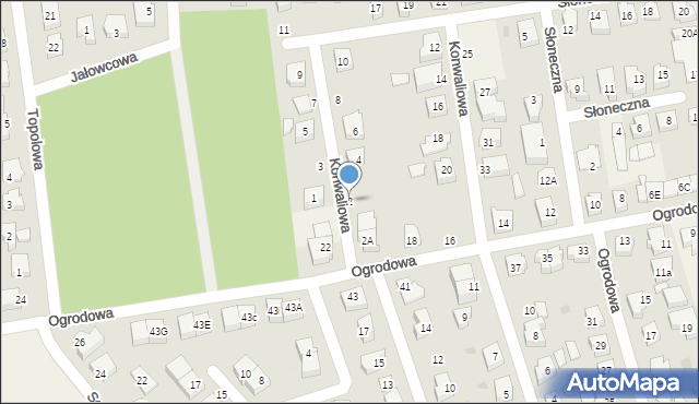 Mosty, Konwaliowa, 2, mapa Mosty