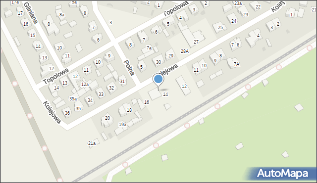 Mosty, Kolejowa, 15, mapa Mosty
