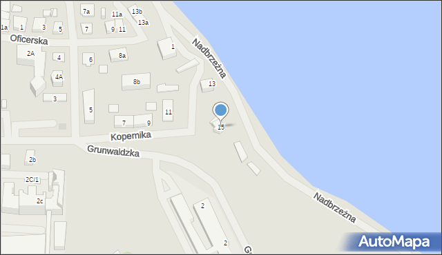 Mrągowo, Kopernika Mikołaja, 15, mapa Mrągowo