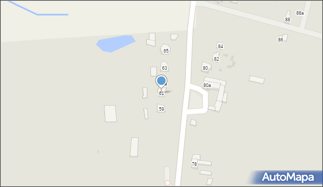 Mrocza, Kościuszki Tadeusza, gen., 61, mapa Mrocza