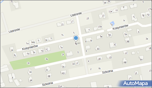 Mroków, Kosynierów, 7, mapa Mroków