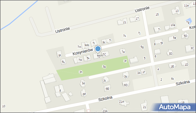 Mroków, Kosynierów, 7D, mapa Mroków