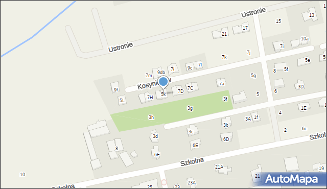 Mroków, Kosynierów, 7f, mapa Mroków