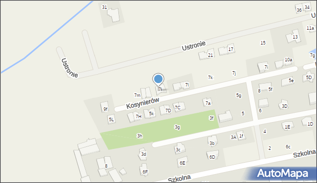 Mroków, Kosynierów, 9da, mapa Mroków