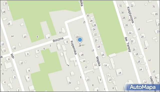Mrozy, Kopernika Mikołaja, 18, mapa Mrozy