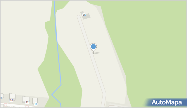 Mścice, Koszalińska, 8d, mapa Mścice