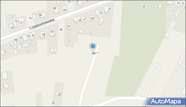 Mstów, Kopernika Mikołaja, 18b, mapa Mstów