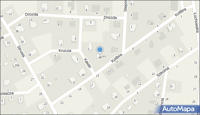 Murowaniec, Kolibra, 4a, mapa Murowaniec