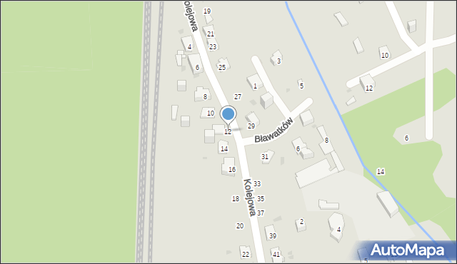 Mysłowice, Kolejowa, 12, mapa Mysłowice