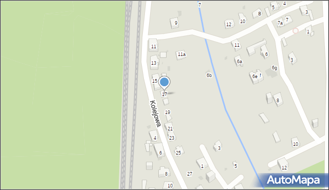 Mysłowice, Kolejowa, 17, mapa Mysłowice