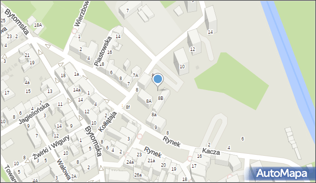 Mysłowice, Kołłątaja Hugo, 8l, mapa Mysłowice