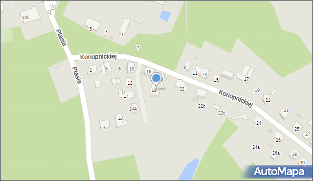 Mysłowice, Konopnickiej Marii, 20A, mapa Mysłowice