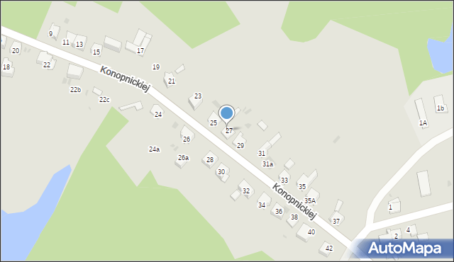 Mysłowice, Konopnickiej Marii, 27, mapa Mysłowice