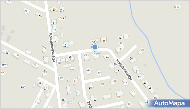 Mysłowice, Kotarbińskiego Tadeusza, 23, mapa Mysłowice