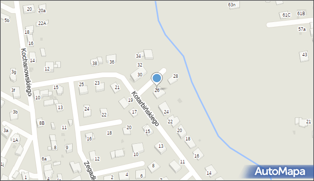 Mysłowice, Kotarbińskiego Tadeusza, 26, mapa Mysłowice