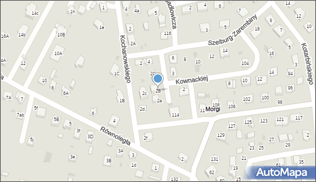 Mysłowice, Kownackiej Marii, 2B, mapa Mysłowice