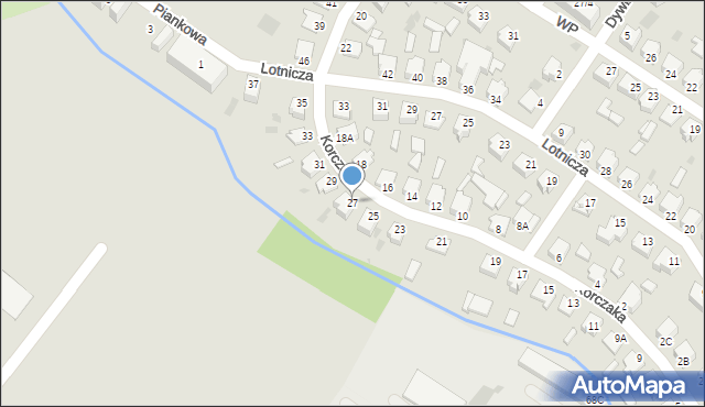 Myszków, Korczaka Janusza, 27, mapa Myszków