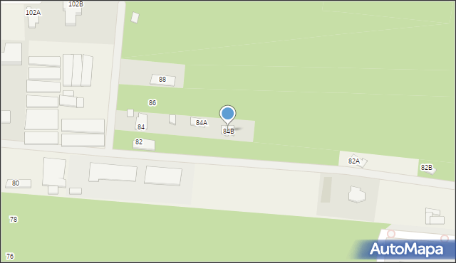 Nadarzyn, Komorowska, 84B, mapa Nadarzyn