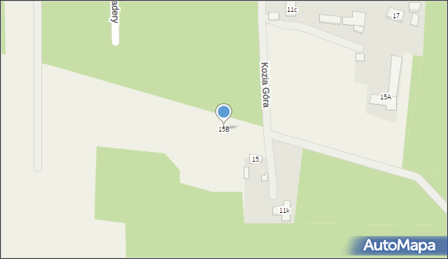 Nadma, Kozia Góra, 15B, mapa Nadma