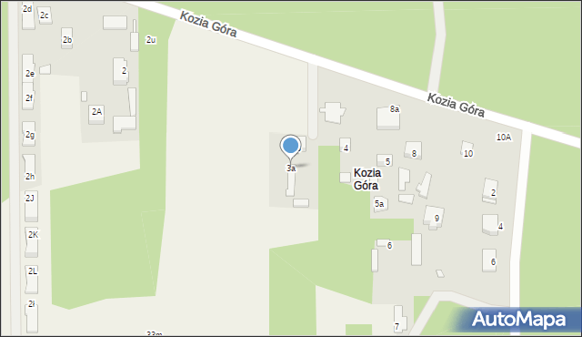 Nadma, Kozia Góra, 3a, mapa Nadma