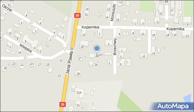 Namysłów, Kopernika Mikołaja, 2a, mapa Namysłów