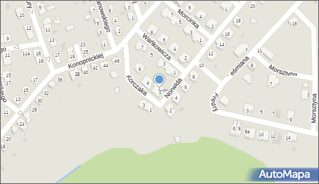 Namysłów, Korczaka Janusza, 2, mapa Namysłów