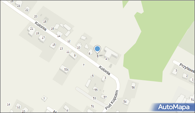 Narama, Kolonia, 6, mapa Narama