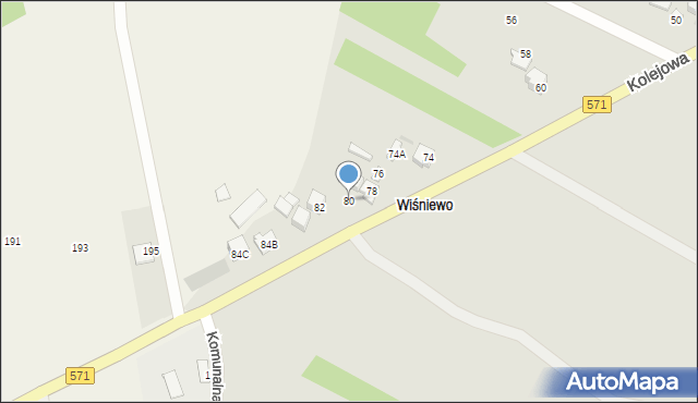 Nasielsk, Kolejowa, 80, mapa Nasielsk