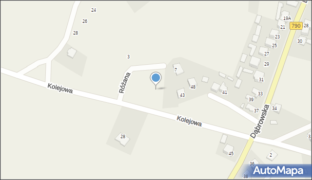 Niegowonice, Kolejowa, 15, mapa Niegowonice