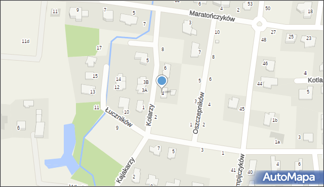 Niemcz, Kolarzy, 4, mapa Niemcz