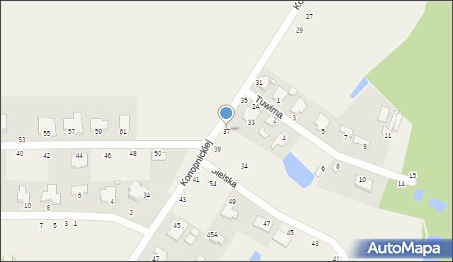 Niemcz, Konopnickiej Marii, 37, mapa Niemcz