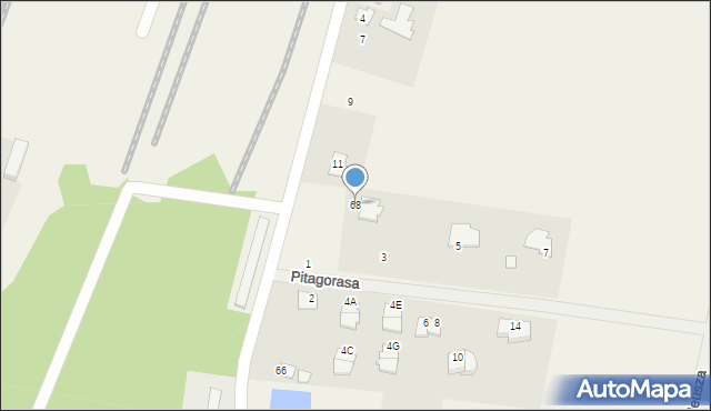 Niemcz, Kopernika Mikołaja, 68, mapa Niemcz