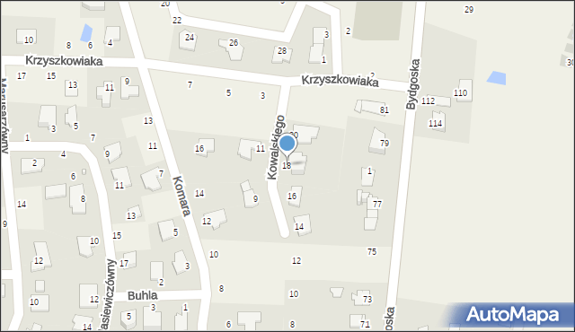 Niemcz, Kowalskiego Adama, 18, mapa Niemcz