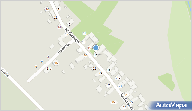 Niemodlin, Korfantego Wojciecha, 17, mapa Niemodlin