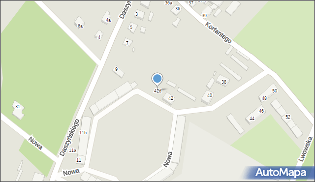 Niemodlin, Korfantego Wojciecha, 42d, mapa Niemodlin