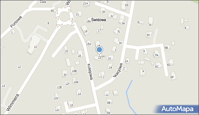 Niepołomice, Kolejowa, 13, mapa Niepołomice