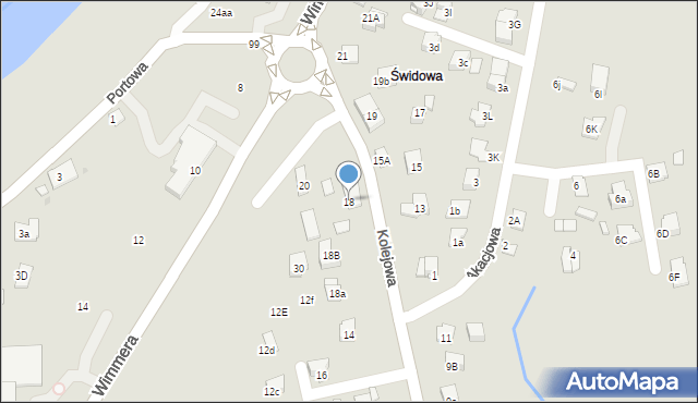 Niepołomice, Kolejowa, 18, mapa Niepołomice