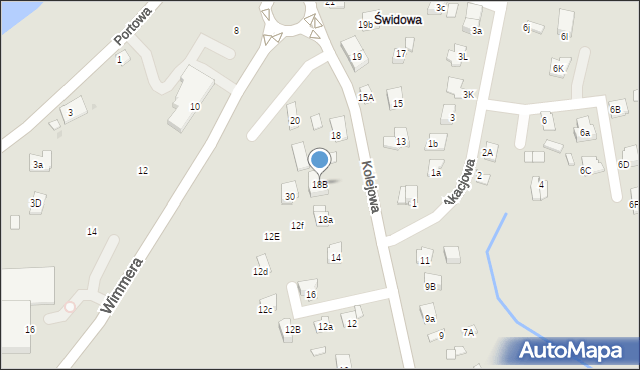 Niepołomice, Kolejowa, 18B, mapa Niepołomice