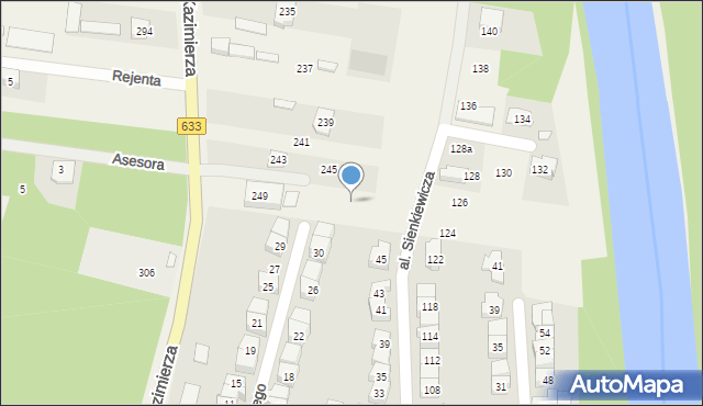 Nieporęt, Kordeckiego Augustyna, ks., 36, mapa Nieporęt