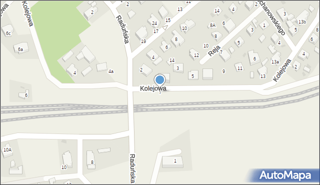 Niestępowo, Kolejowa, 7, mapa Niestępowo